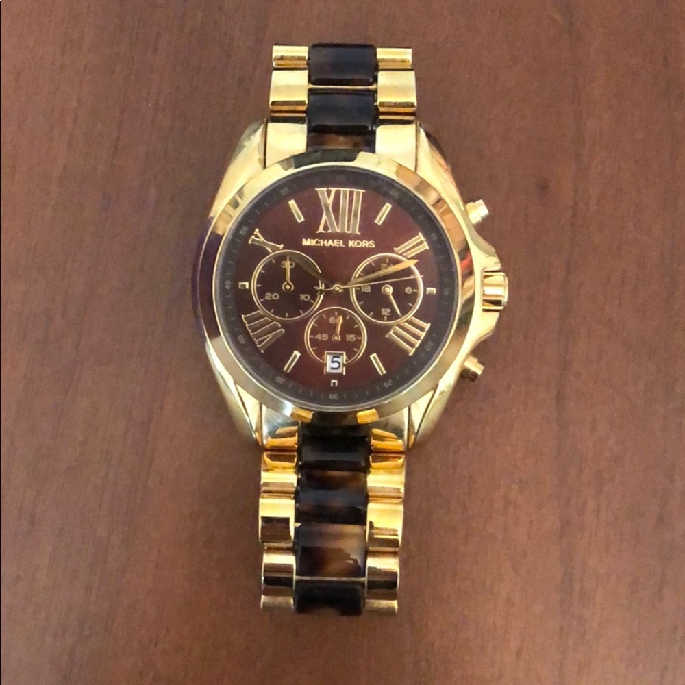 Tortoise Michael Kors watch